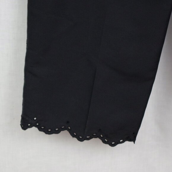 Yves Cossette Depeche Mode Black Silk Pants Size 8 - Picture 6 of 8